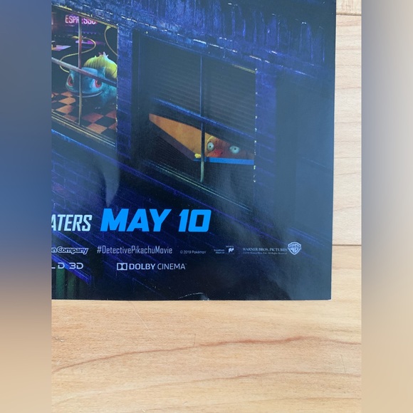 2019 Pokémon Detective Pikachu Movie Poster - Picture 3 of 4